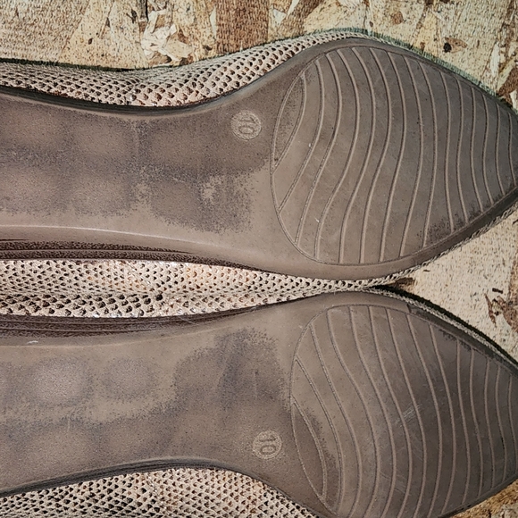 MICHAEL SHANNON (Alara) Ballet Flats Pointed Toe (Snakeskin Print) - SIZE 11 - Picture 9 of 9